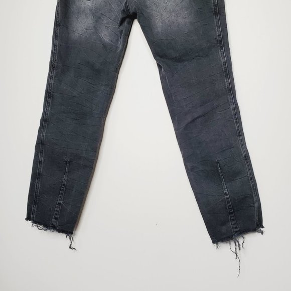 Anthropologie Pilcro Raw Hem Vintage Slim Straight Cropped Jeans - Picture 6 of 13